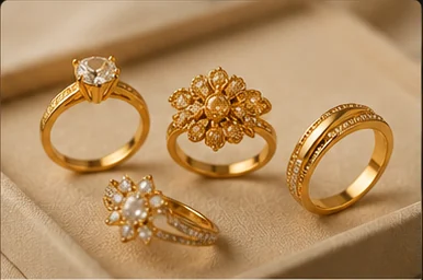 Gold ring range for jewellery businesses